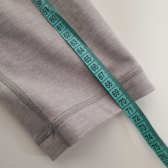 Lululemon Wunder Under Crop Size 4 Heathered Medium Grey W6B97S Yoga Leggings - Picture 9 of 9